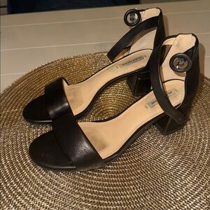 Alex Marie Deltan Black Ankle Strap Heels